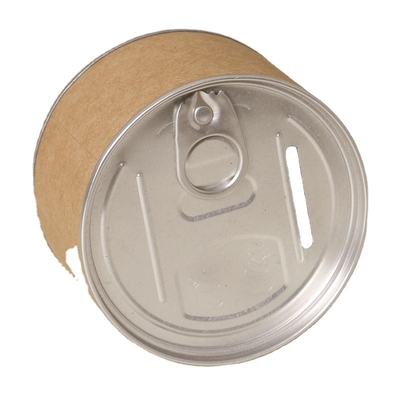 Lata composta biodegradável que empacota, recipientes frente e verso do cartucho