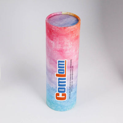 Cartucho de papel de carimbo quente que empacota, EVA Cardboard Cylinder Packaging