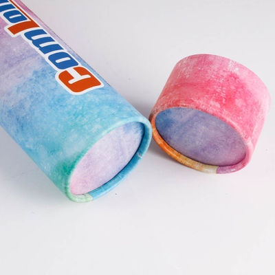 Cartucho de papel de carimbo quente que empacota, EVA Cardboard Cylinder Packaging